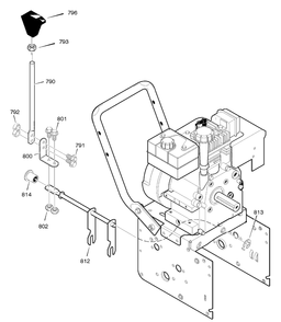 Part Location Diagram of 581631E7101 Briggs and Stratton Shift Rod